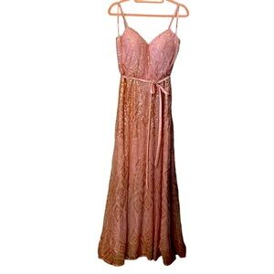 Angelina Faccenda by Madeline Gardner Formal Sequined Dress sz US Women 12